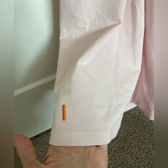 Medium Pink Lucy Athletic Tank Top with built in bra - Picture 3 of 3